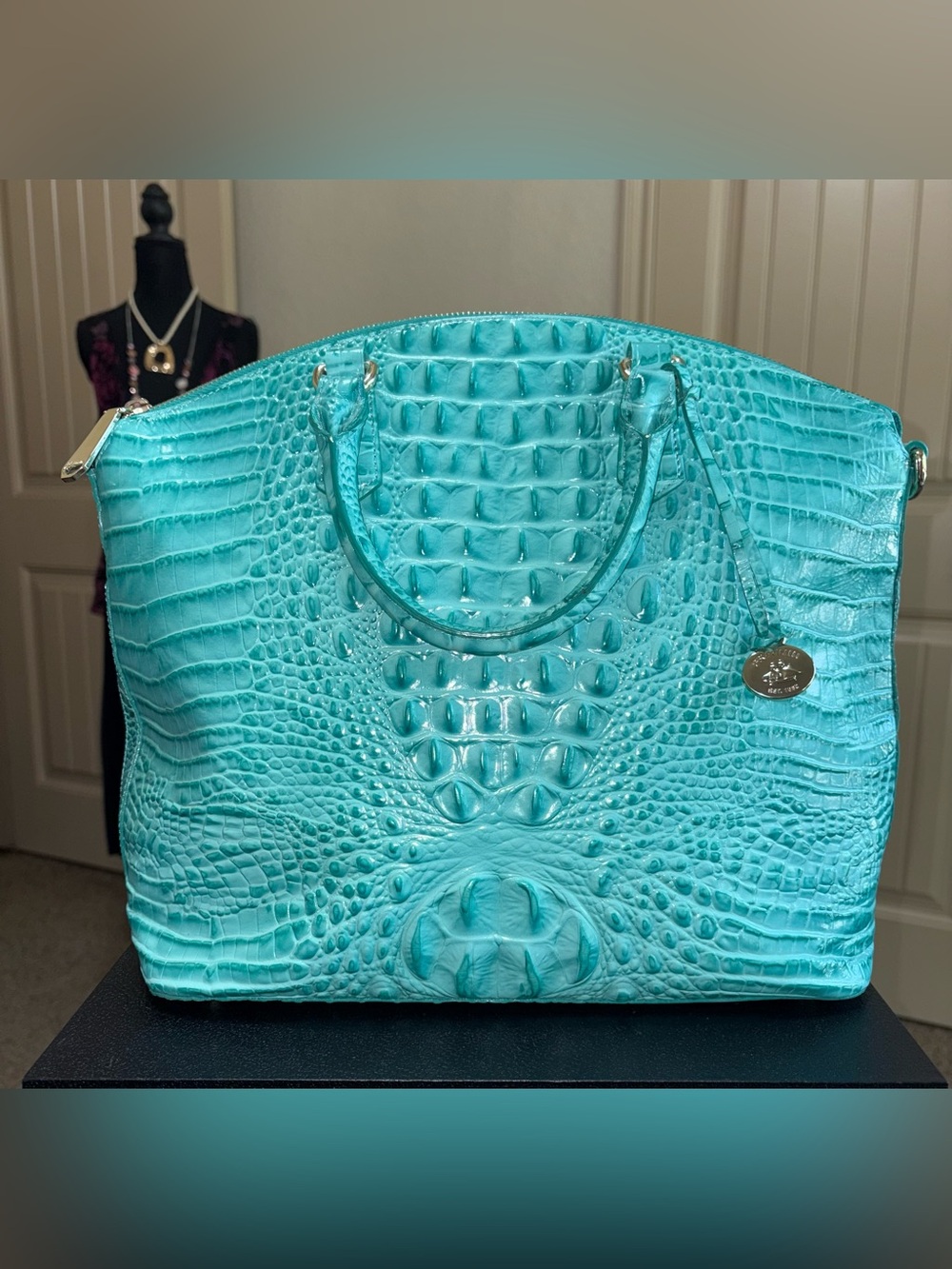 EUC Brahmin LG Duxbury Satchel in original Mermaid Melbourne